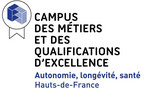 Logotype du campus des métiers et des qualifications d'excellence (Autonomie, longévité, santé) 