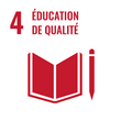 Logotype de l'objectif de développement durable n°4 "Éducation de qualité"